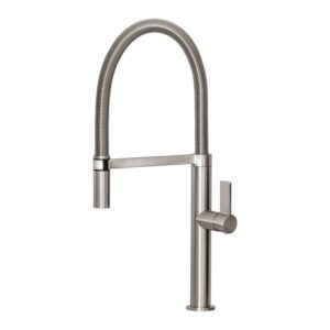 Prize Flexible Coil Sink Mixer Brushed Nickel