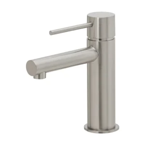 Vivid Slimline Basin Mixer Brushed Nickel