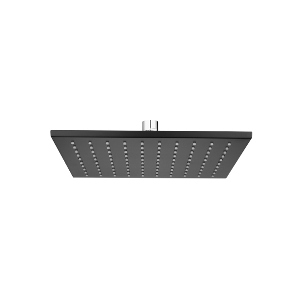 Kiato Square Overhead Shower 200mm Black Kiato Square Overhead Shower 200mm Black