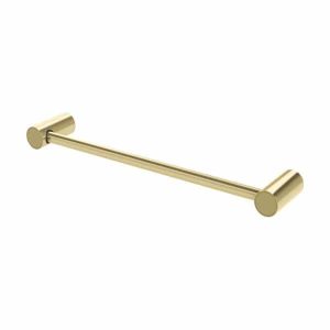 Vivid Slimline 350mm Hand Towel Rail Brushed Brass