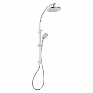 Vivid Twin Shower on Rail Chrome