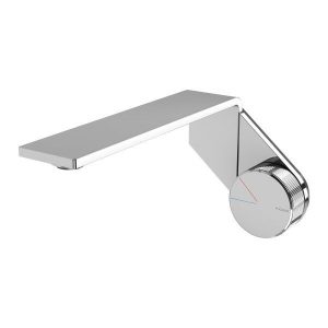 Axia 200mm Wall Basin Bath Mixer Set Chrome