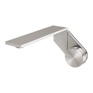 Axia 200mm Wall Basin Bath Mixer Set Brushed Nickel