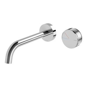 Axia 180mm Wall Mixer Set Chrome