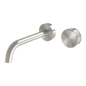 Axia 180mm Wall Mixer Set Brushed Nickel