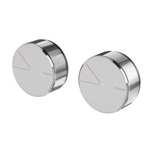 Axia Twin Shower Bath Mixer Chrome