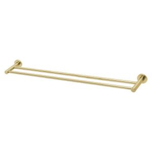 Radii 800mm Double Towel Rail RP Brushed Brass