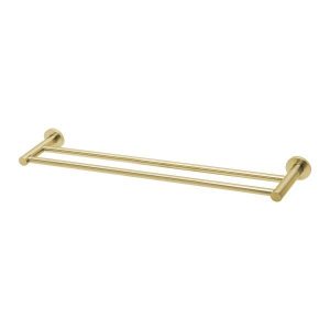 Radii 600mm Double Towel Rail RP Brushed Brass