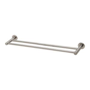 Radii 600mm Double Towel Rail RP Brushed Nickel