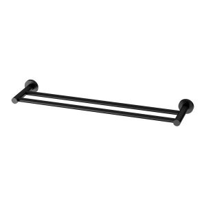 Radii 600mm Double Towel Rail RP Matt Black