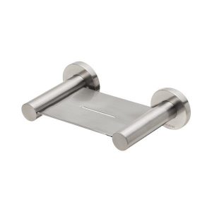 Radii Soap Dish Round Plate Brushed Nickel