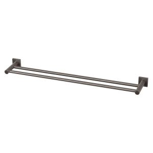 Radii 800mm Double Towel Rail SP Gun Metal