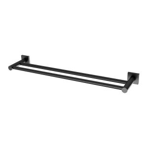 Radii 600mm Double Towel Rail SP Matt Black