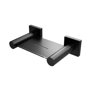 Radii Soap Dish Square Plate Matt Black