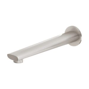 Arlo Wall Bath Outlet 200mm Brushed Nickel