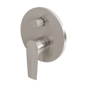 Arlo Shower Bath Diverter Mixer Brushed Nickel