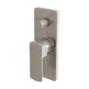 Teva Shower Bath Diverter Mixer Brushed Nickel