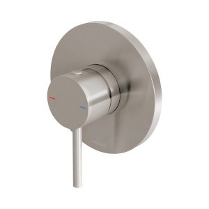 Pina Shower Wall Mixer Brushed Nickel