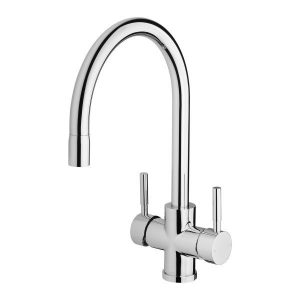Vivid Filtered Sink Mixer 220mm Gooseneck Chrome
