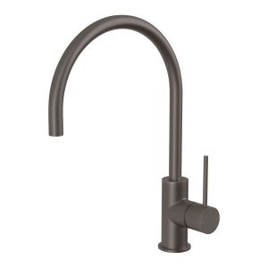 Vivid Slimline Sink Mixer 220mm Gooseneck Gun Metal