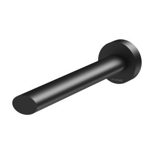 Vivid Slimline Oval Wall Basin Outlet 180mm Matt Black
