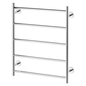 Radii Towel Ladder Round Plate Chrome 550 x 740mm