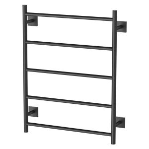 Radii Towel Ladder Square Plate Matt Black