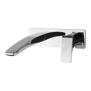 Rush Wall Bath Mixer Set 180mm Chrome