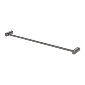Vivid Slimline 600mm Single Towel Rail Brushed Carbon