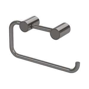Vivid Slimline Toilet Roll Holder Brushed Carbon
