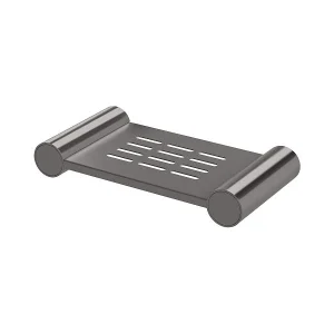 Vivid Slimline Soap Dish Brushed Carbon