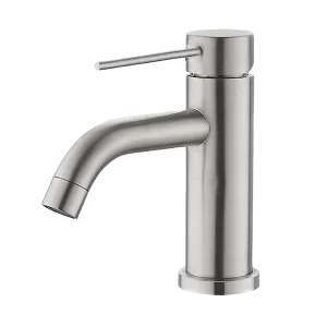 City Life Inox Basin Mixer Brushed Nickel