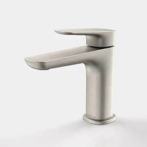 Caroma Contura II Basin Mixer Brushed Nickel