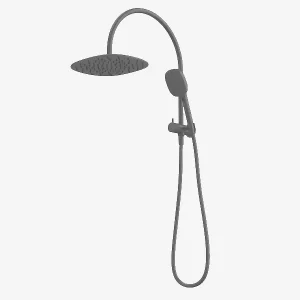Caroma Contura II Compact Twin Shower Matt Black