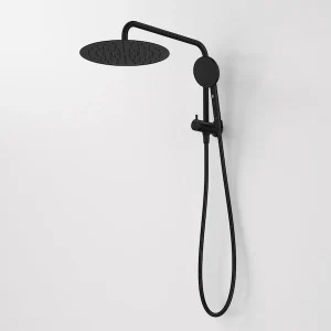 Urbane II Compact Twin Shower 3Star Matt Black