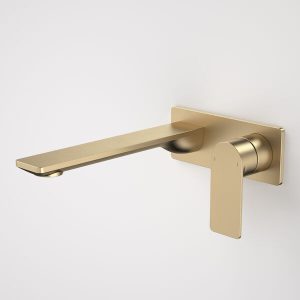 Urbane II Wash Basin/Bath Mixer Rectangle Cover Plate 220mm Brushed Brass