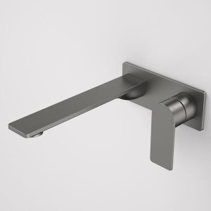 Urbane II Wash Basin/Bath Mixer Rectangle Cover Plate 220mm Gunmetal