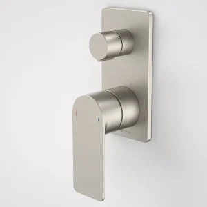 Urbane II Bath/Shower Mixer w/Diverter Rectangular Cover Plate Brushed Nickel