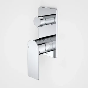 Urbane II Bath/Shower Mixer w/Diverter Rectangular Cover Plate Chrome
