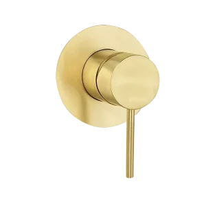 City Life Inox Shower or Bath Mixer Brushed Brass