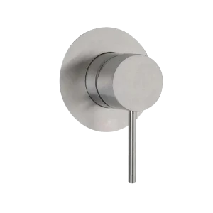 City Life Inox Shower or Bath Mixer Brushed Nickel