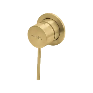 City Life Minimal Shower or Bath Mixer Brushed Brass