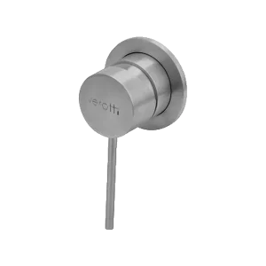 City Life Minimal Shower or Bath Mixer Brushed Nickel