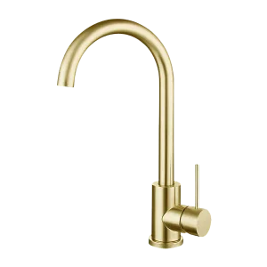 City Life Inox Kitchen Laundry Sink Mixer Brushed Brass