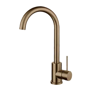 City Life Inox Kitchen Laundry Sink Mixer Brushed Bronze