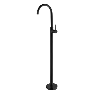 City Life Inox Freestanding Bath Filler Matt Black