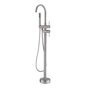 City Life Inox Bath Filler Hand Shower Diverter Brushed Nickel