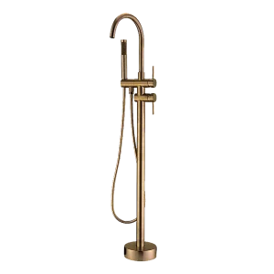 City Life Inox Bath Filler Hand Shower Diverter Brushed Bronze