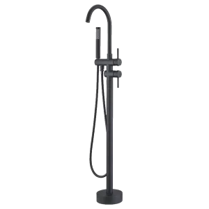City Life Inox Bath Filler Hand Shower Diverter Matt Black