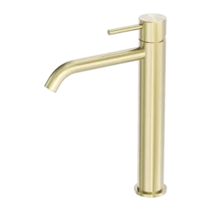 Nero Zen SS316L Tall Basin Mixer Brushed Gold